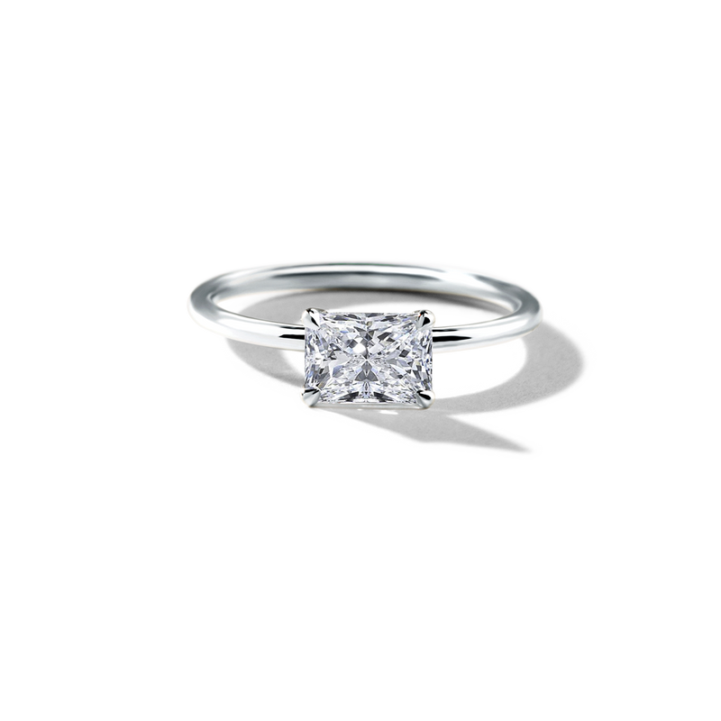 East-West Pixie Engagement Ring