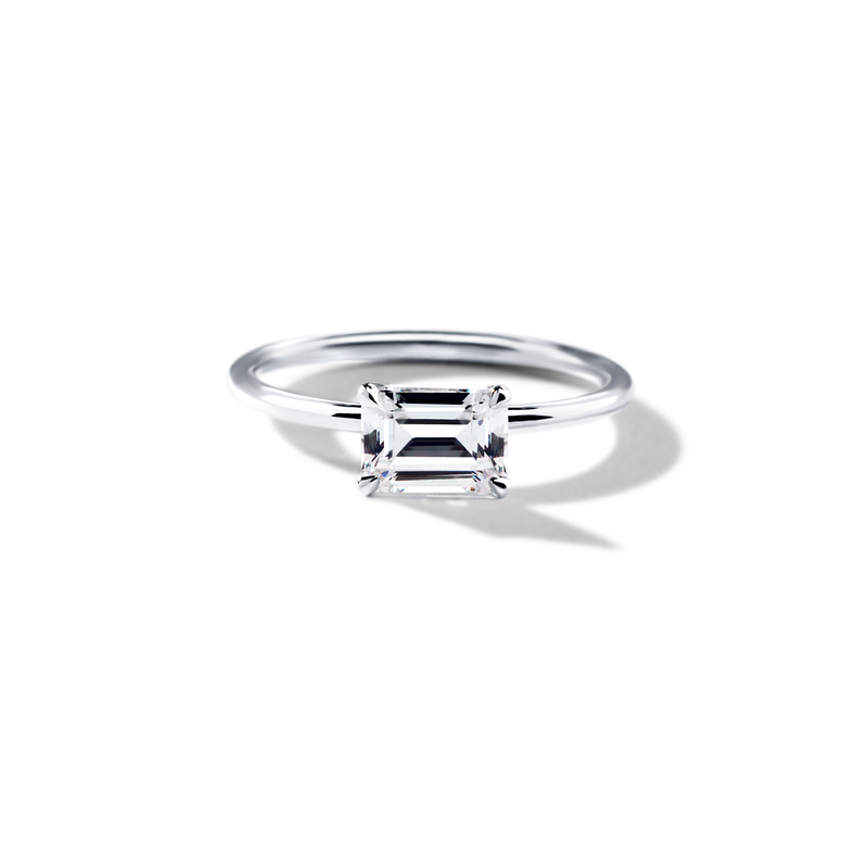 East-West Pixie Engagement Ring