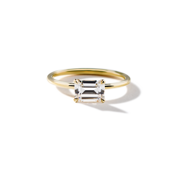 East-West Pixie Engagement Ring