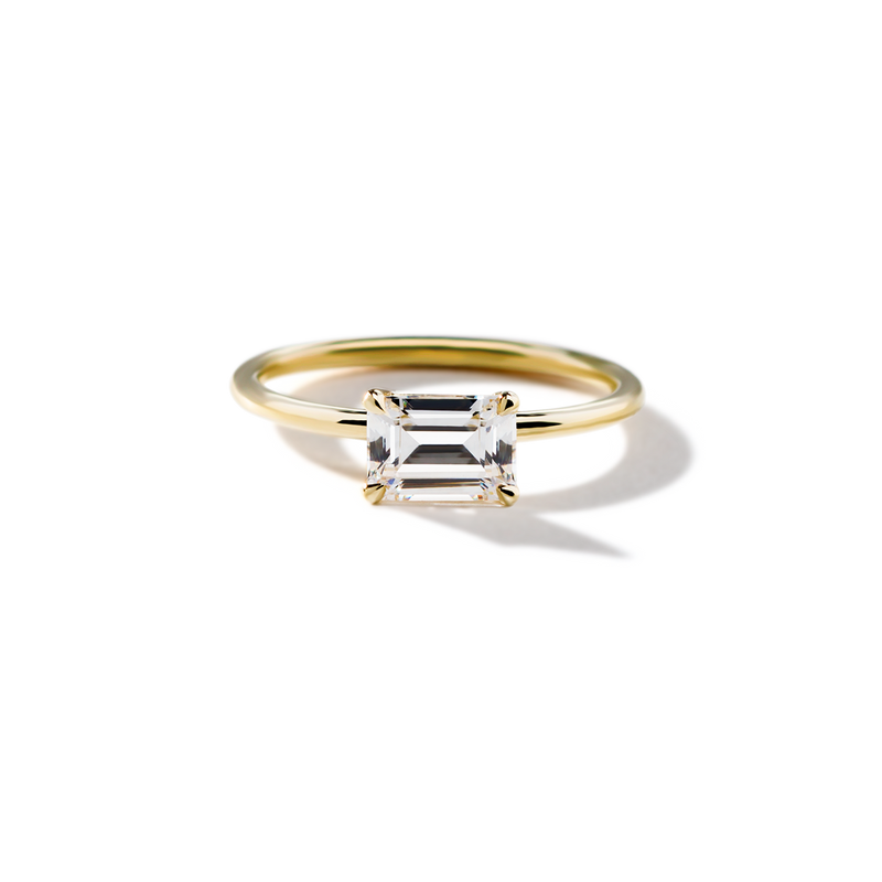 East-West Pixie Engagement Ring