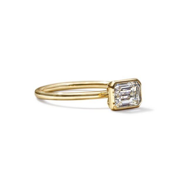 Bezel Engagement Ring