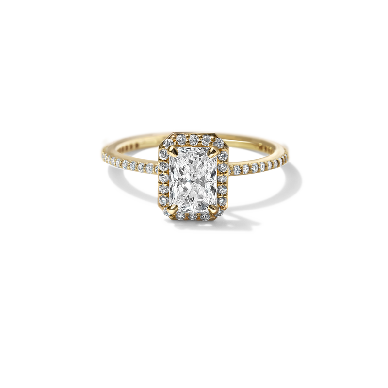 18K Yellow Gold Radiant