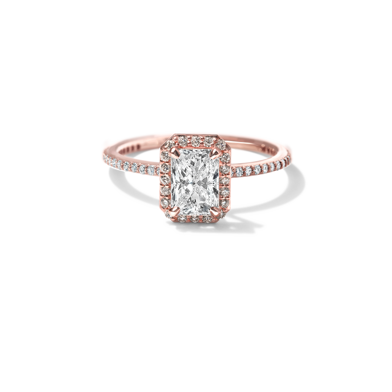 18K Rose Gold Radiant