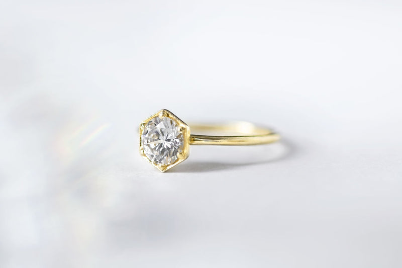 Selene Diamond Engagement Ring